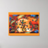 Kokopelli Art Canvas Afdruk (Voorkant)