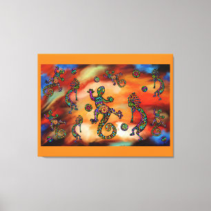 Kokopelli Art Canvas Afdruk