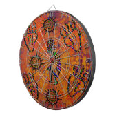 Kokopelli Art Dartbord (Voorkant Rechts)