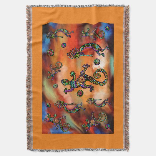 Kokopelli Art Deken (Voorkant Verticaal)