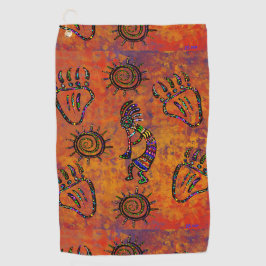 Kokopelli Art Golfhanddoek