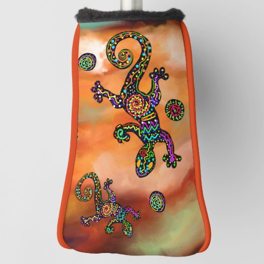 Kokopelli Art Golfheadcover (Draai 90)