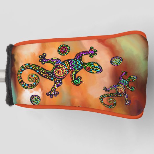 Kokopelli Art Golfheadcover (Voorkant)