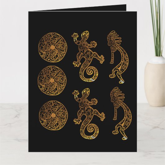 Kokopelli Art Kaart (Voorkant)