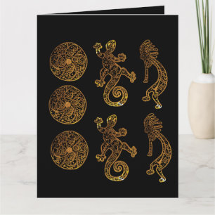 Kokopelli Art Kaart