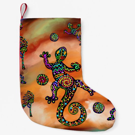 Kokopelli Art Kleine Kerstsok (Voorkant)