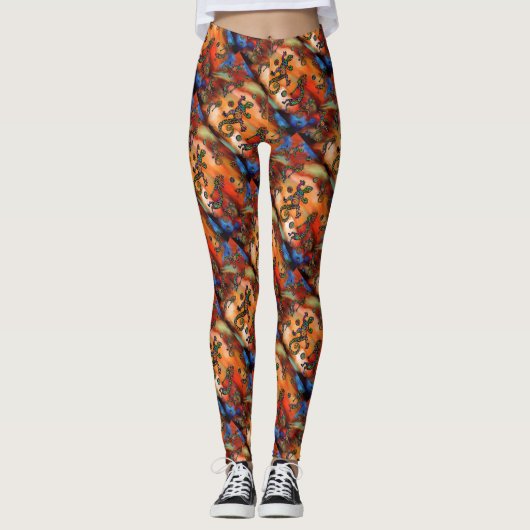 Kokopelli Art Leggings (Voorkant)
