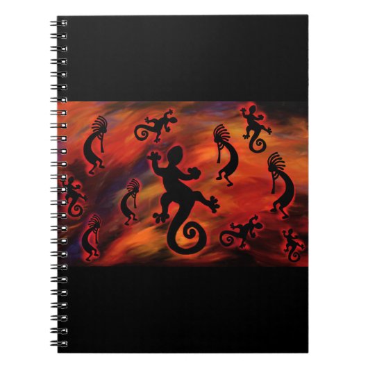 Kokopelli Art Notitieboek (Voorkant)