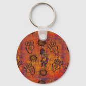 Kokopelli Art Sleutelhanger (Voorkant)