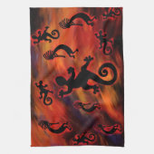 Kokopelli Art Theedoek (Verticaal)