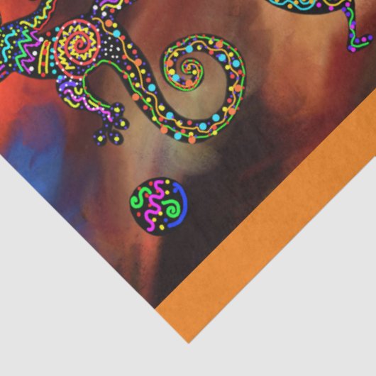 Kokopelli Art Tissuepapier (Detail)