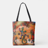 Kokopelli Art Tote Bag (Achterkant)