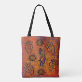 Kokopelli Art Tote Bag (Achterkant)