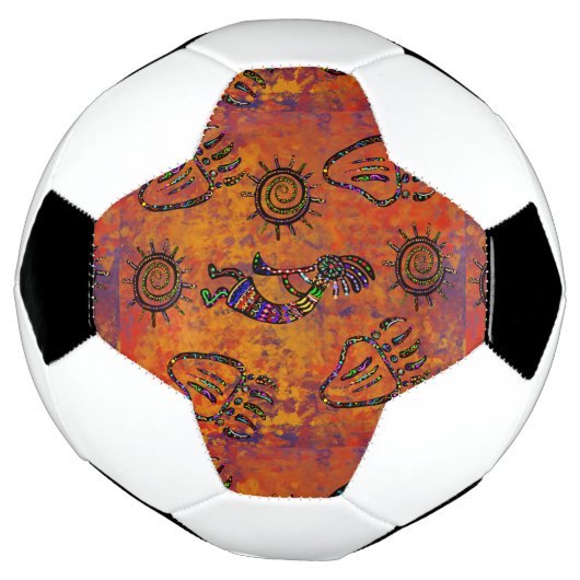 Kokopelli Art Voetbal (Gedraaid)