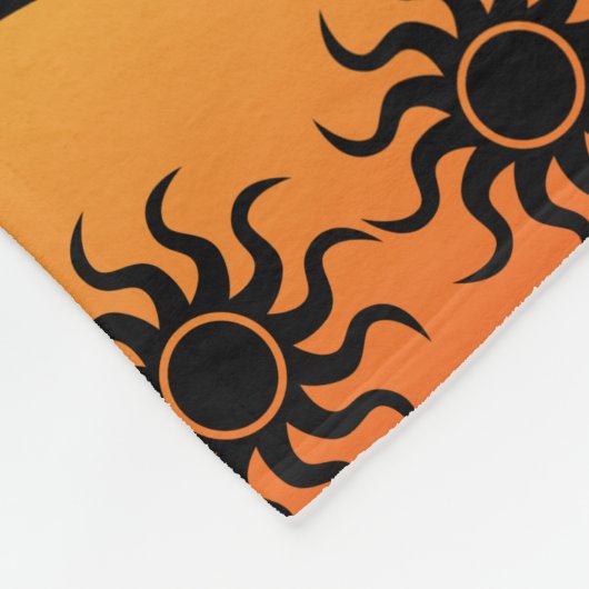 Kokopelli Aztec Tribal Desert Zuidwest Design Fleece Deken (Hoek)