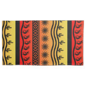 Kokopelli Aztec Tribal Pattern Southwestern Design Kussensloop (Voorkant-Links)
