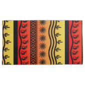 Kokopelli Aztec Tribal Pattern Southwestern Design Kussensloop (Voorkant-Rechts)