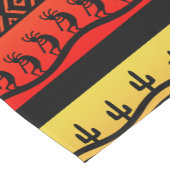 Kokopelli Aztec Tribal Suns woestijn zuidwestelijk Korte Tafelloper (Hoek)