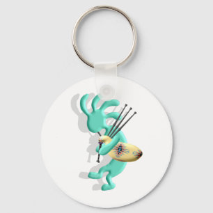 Kokopelli Bagpipes Sleutelhanger