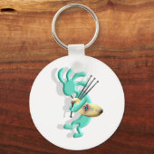 Kokopelli Bagpipes Sleutelhanger (Voorkant)