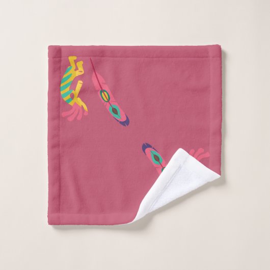 Kokopelli Bathroom Towel Set uit het zuidwesten Bad Handdoek (Wasdoekje)