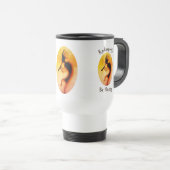Kokopelli be Happy Inspirerend Reisbeker (Voorkant rechts)