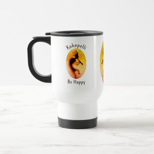 Kokopelli be Happy Inspirerend Reisbeker (Links)