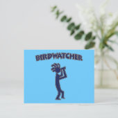 Kokopelli Birdwatcher Briefkaart (Staand voorkant)