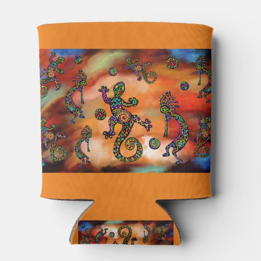 Kokopelli Blikjeskoeler (Achterkant)