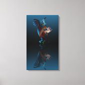 Kokopelli Blues Music 14"x24" Canvas Afdruk (Voorkant)