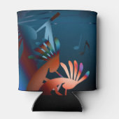 Kokopelli Blues Music 2 Blikjeskoeler (Achterkant)