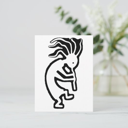 Kokopelli Briefkaart (Staand voorkant)