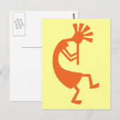 Kokopelli-Briefkaarten Briefkaart (Voorkant / Achterkant)