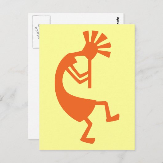 Kokopelli-Briefkaarten Briefkaart (Voorkant / Achterkant)