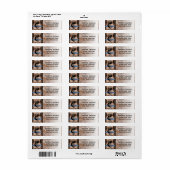 Kokopelli Brown Landscape Return Label (Full Sheet)