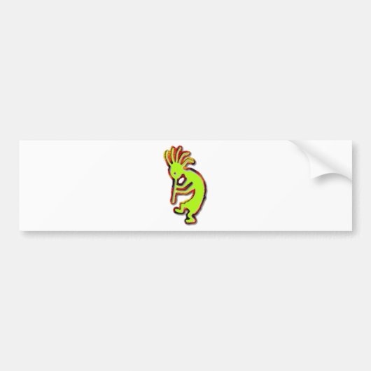 Kokopelli Bumpersticker (Voorkant)