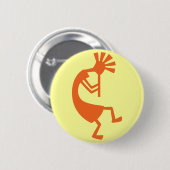 Kokopelli Button (Voorkant /achterkant)