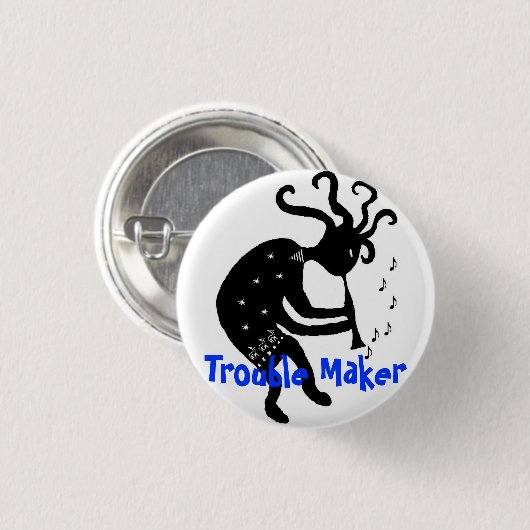 Kokopelli Button (Voorkant /achterkant)