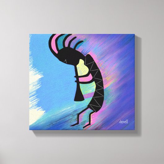 Kokopelli Canvas Afdruk (Voorkant)