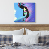 Kokopelli Canvas Afdruk (Insitu (Slaapkamer))