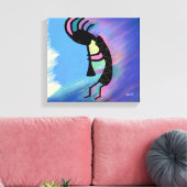 Kokopelli Canvas Afdruk (Insitu (Woonkamer))