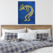 Kokopelli Canvas Afdruk (Insitu (Slaapkamer))