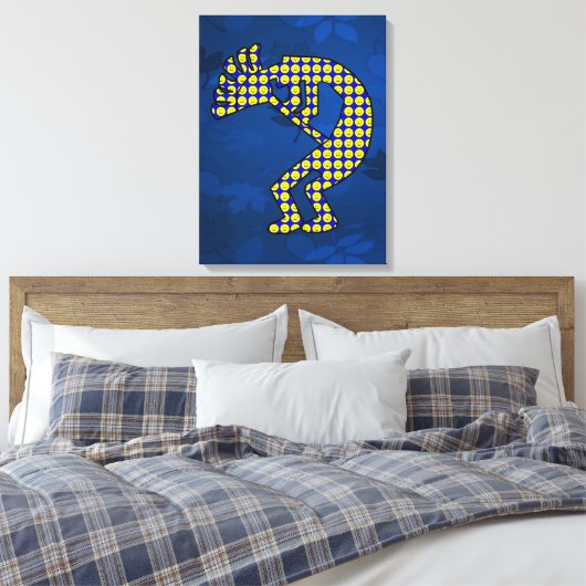 Kokopelli Canvas Afdruk (Insitu (Slaapkamer))