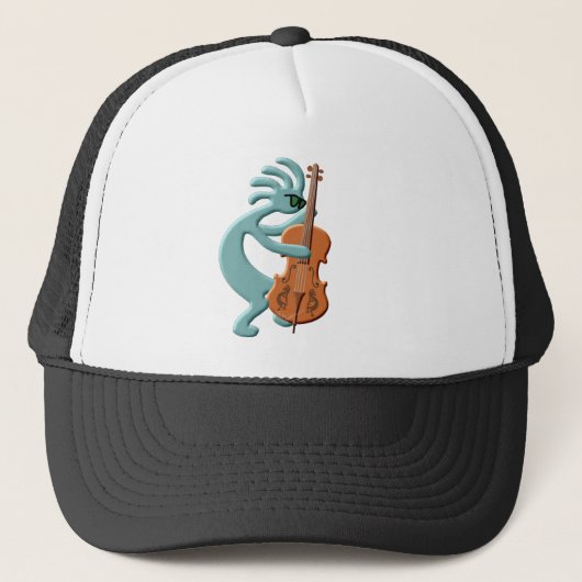 Kokopelli Cello Trucker Pet (Voorkant)