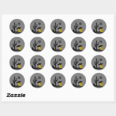 Kokopelli Chick #4 Ronde Sticker (Vel)