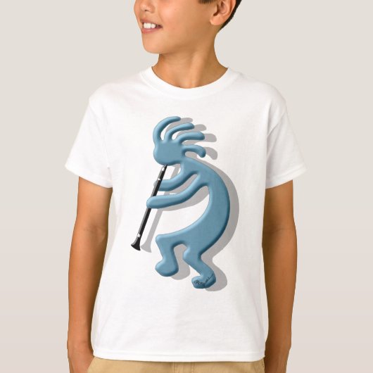 Kokopelli Clarinet T-shirt (Voorkant)