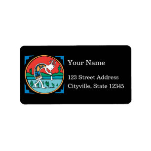 Kokopelli Color Etiket