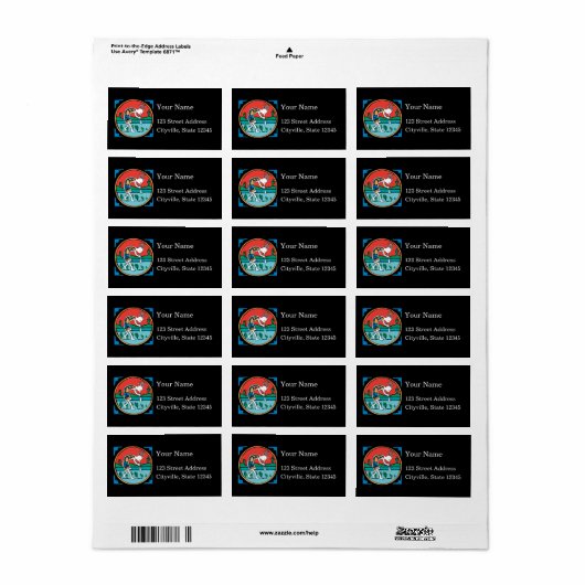 Kokopelli Color Etiket (Full Sheet)