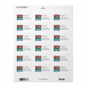 Kokopelli Color Etiket (Full Sheet)