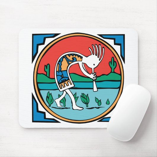 Kokopelli Color Muismat (Met muis)